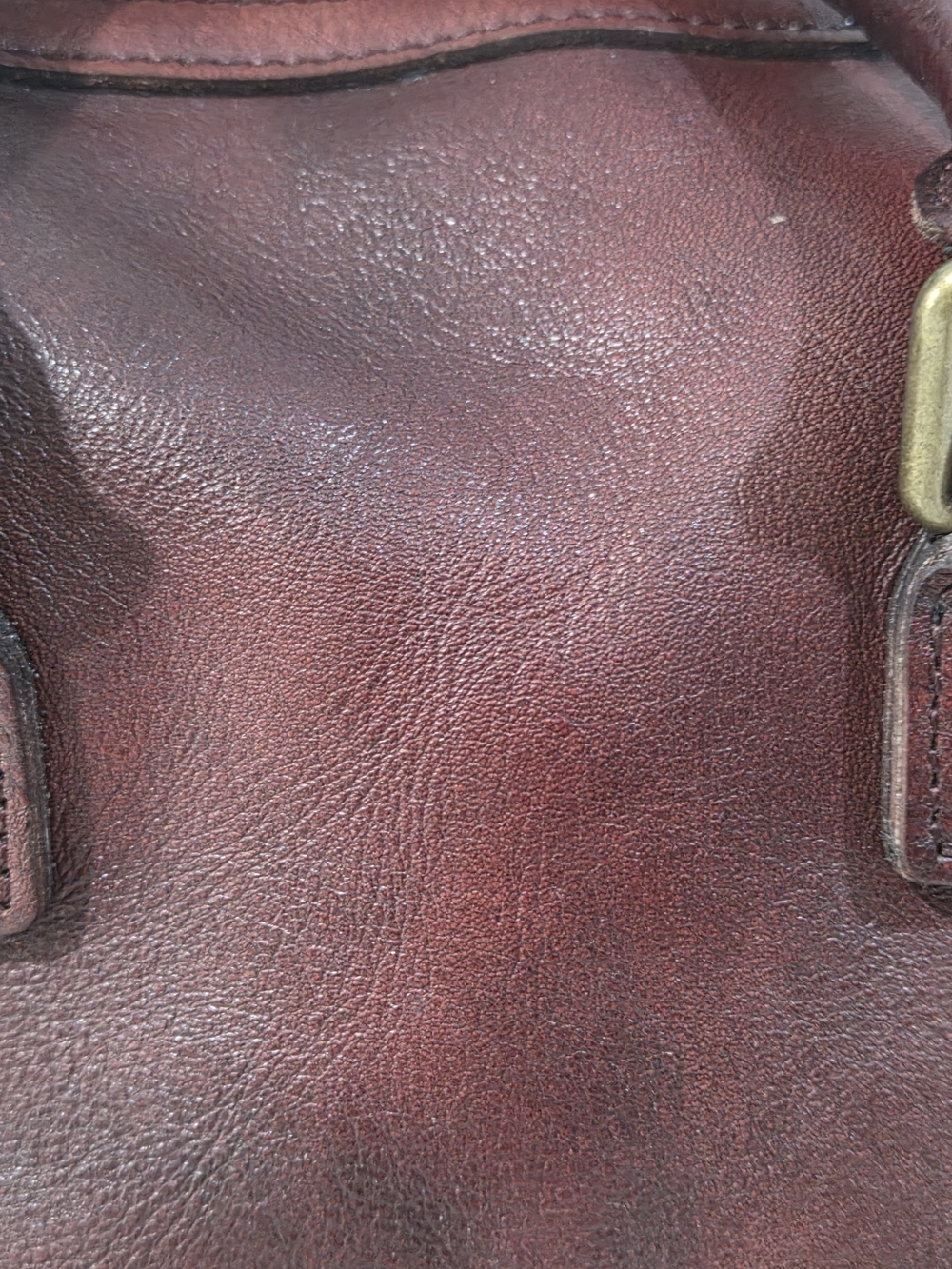 Old Trend Mini Trunk Crossbody Rusty Red - Picture 9 of 16